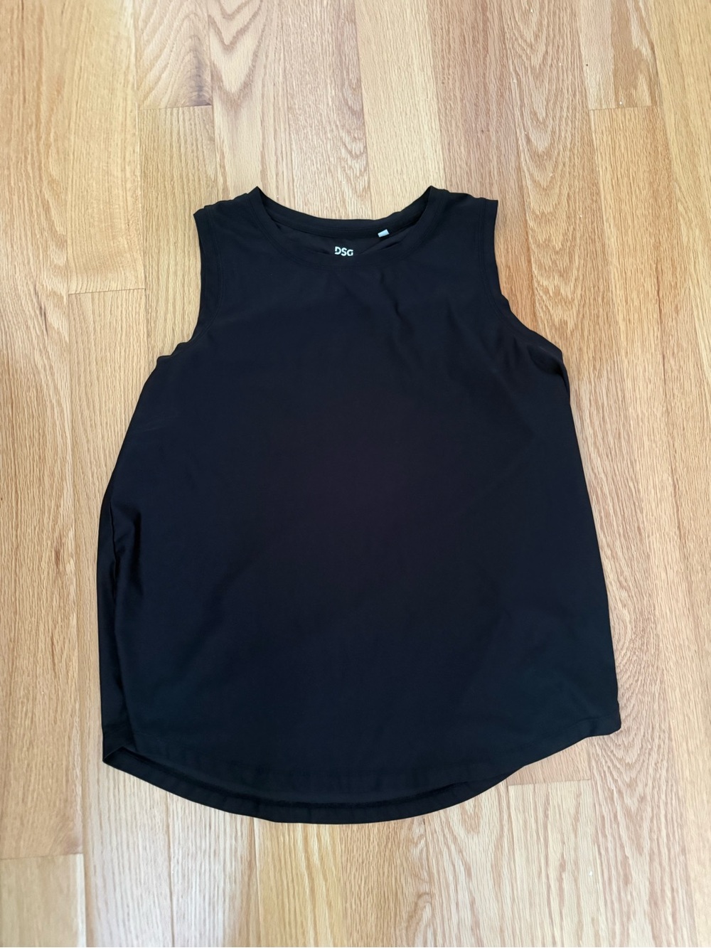 DSG Black Sleeveless Athletic Tank